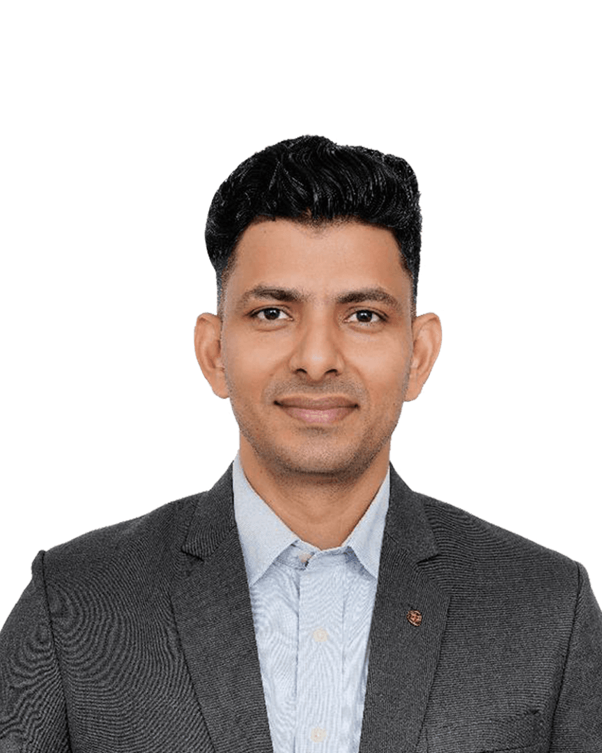 Portrait of Vipin Sharma, Founder & CEO of thynkWISE
