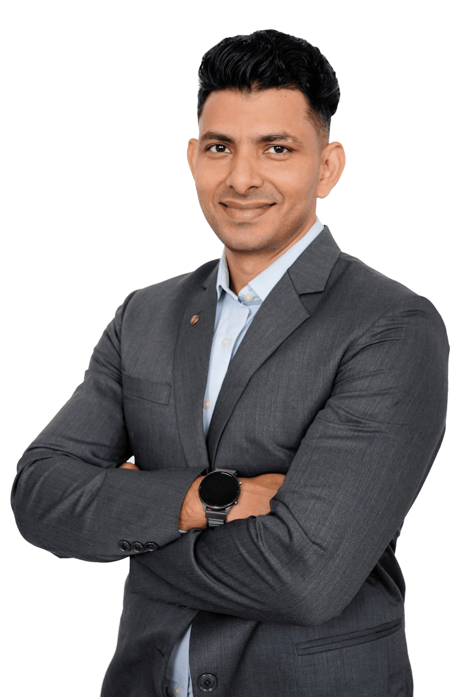 Portrait of Vipin Sharma, Founder & CEO of thynkWISE